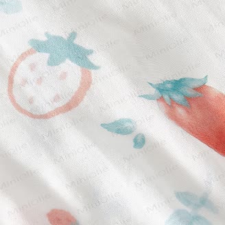 Baby Strawberry Bamboo Wrap Bodysuit - image 4