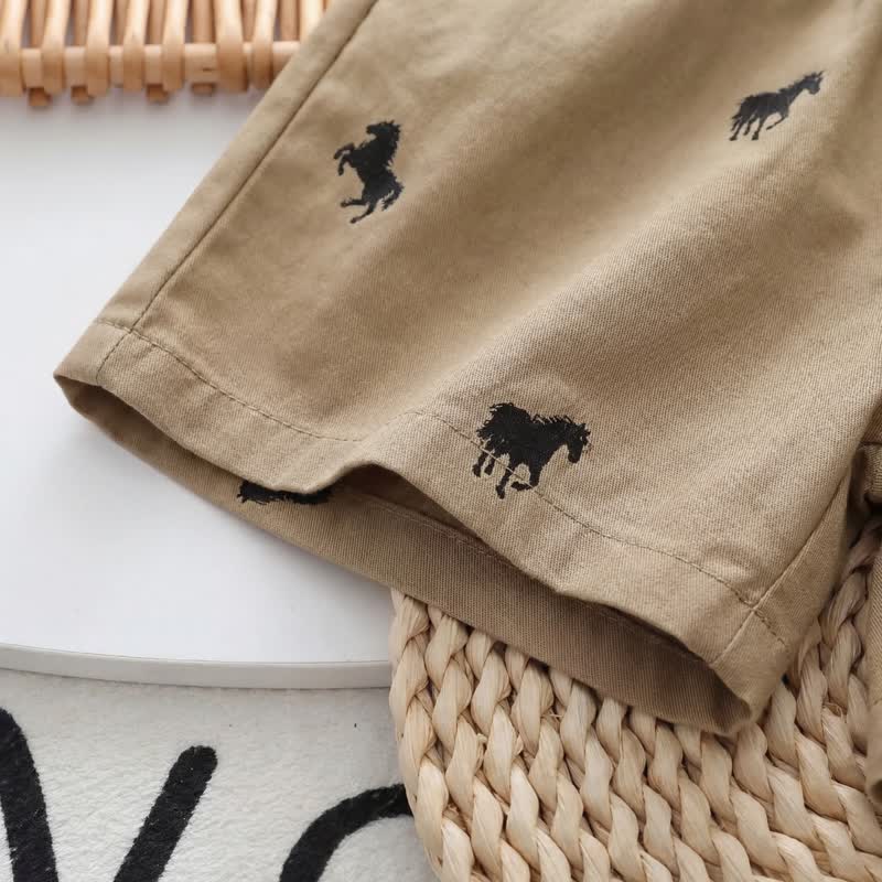 Toddler Boys Casual Polo Shorts Set - image 4