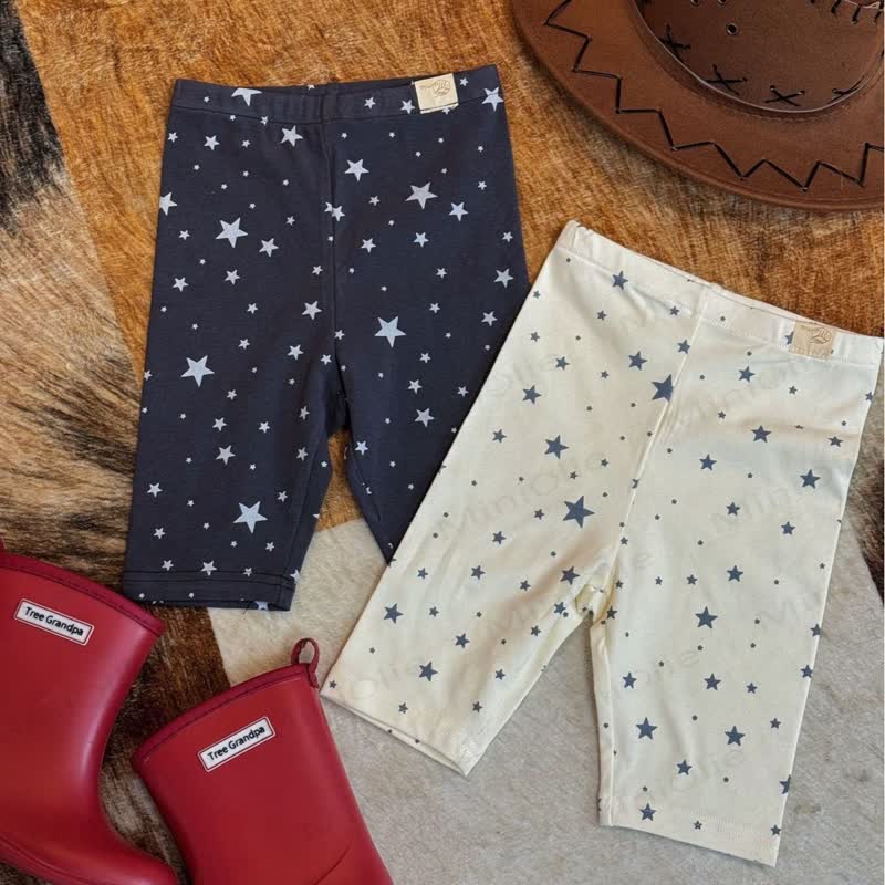Toddler Girls Cotton Star Print Leggings - image 1
