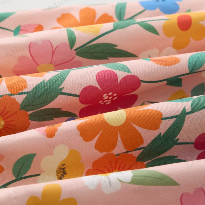 Baby Toddler Pink Flower Print Pants - image 7