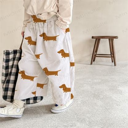 Baby Dog Beige Pants - Beige - 2-3T - image 1