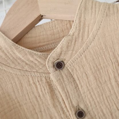 Toddler Solid Color Short-Sleeve Set - image 8