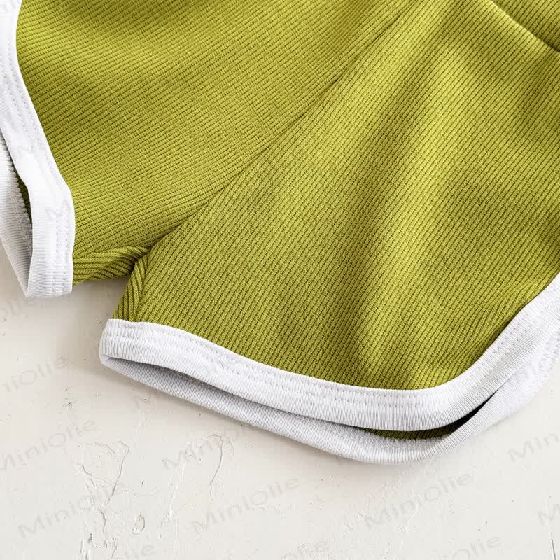 Baby Ice Cream Solid Color Short-Sleeve Set - image 8