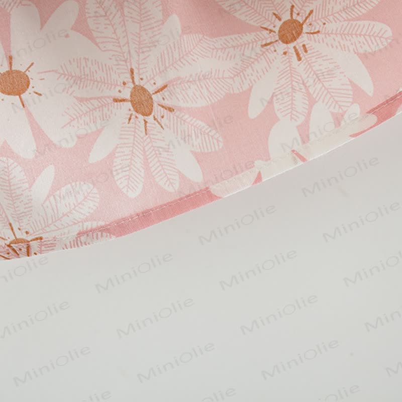 Toddler Baby Girl Daisy Print Bow Puff Sleeve Dress - image 13
