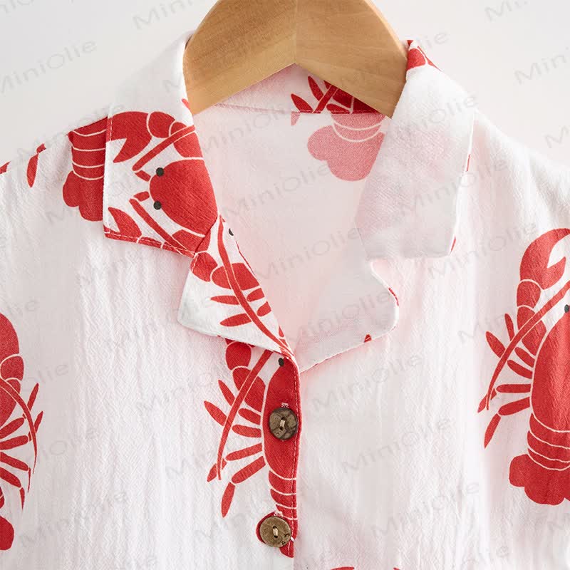 Baby Toddler Crayfish Shirt and Shorts 2-piece Set - image 4