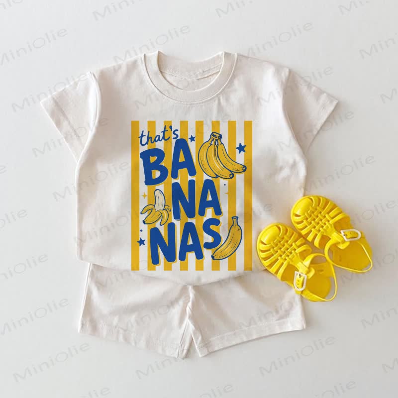 THAT'S BANANAS Baby White 2-piece Set - White - 18-24M - image 1