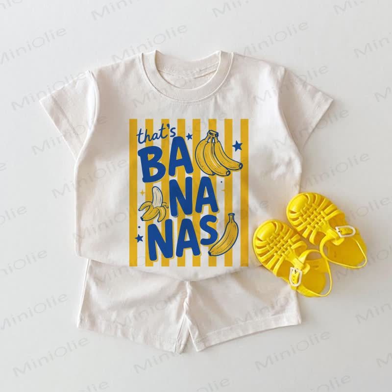THAT'S BANANAS Baby White 2-piece Set - White - 18-24M - image 1