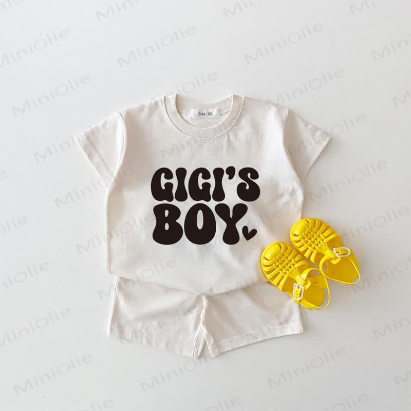 GIGI'S BOY Baby White 2-piece Set - White - 18-24M - image 1