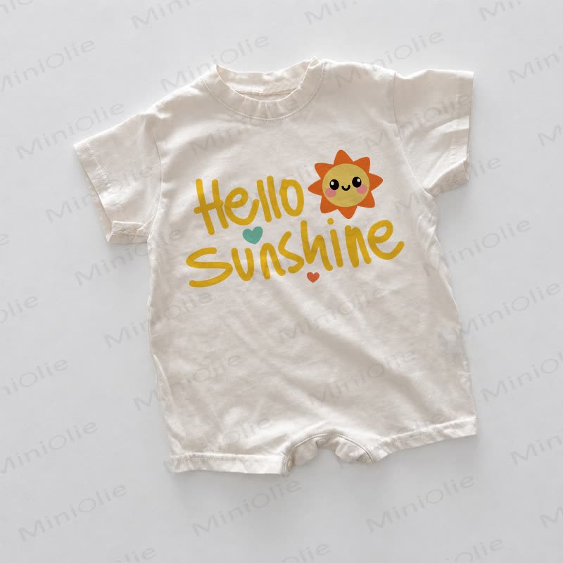 HELLO SUNSHINE Baby White Slogan Romper - White - 18-24M - image 1