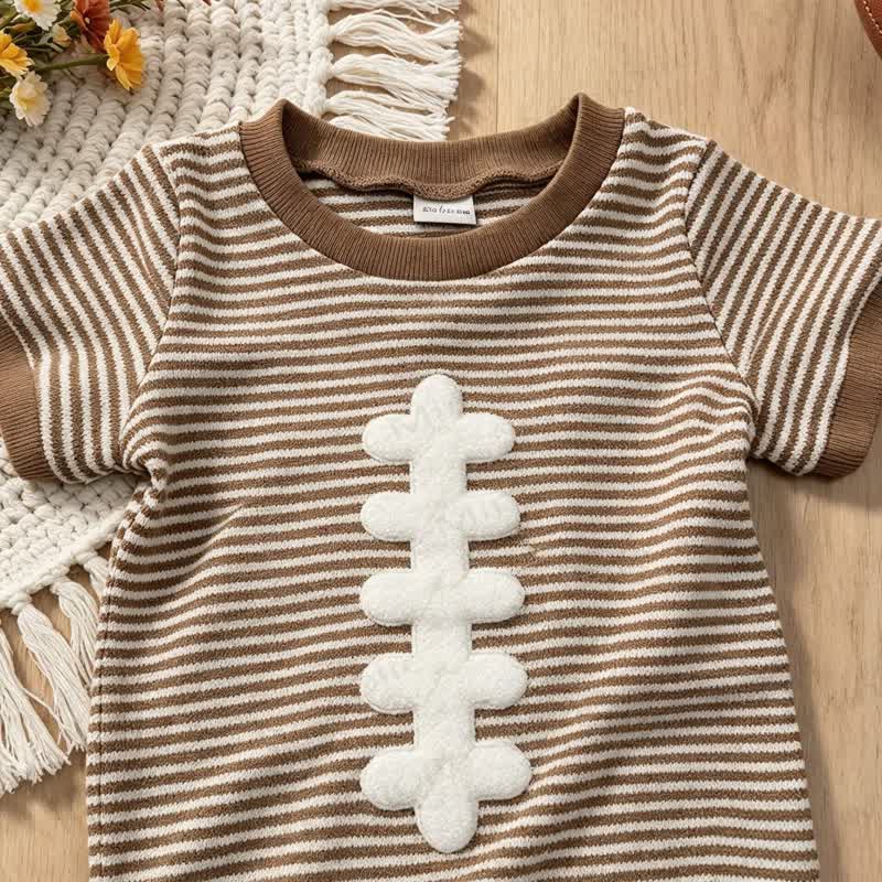 Toddler Boys Rugby Stripe Tee and Shorts 2-piece Set - image 6