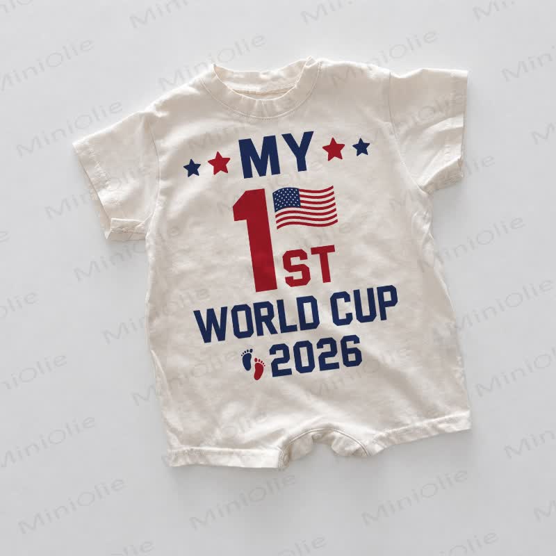 MY 1ST WORLD CUP 2026 Baby USA White Romper - White - 18-24M - image 1