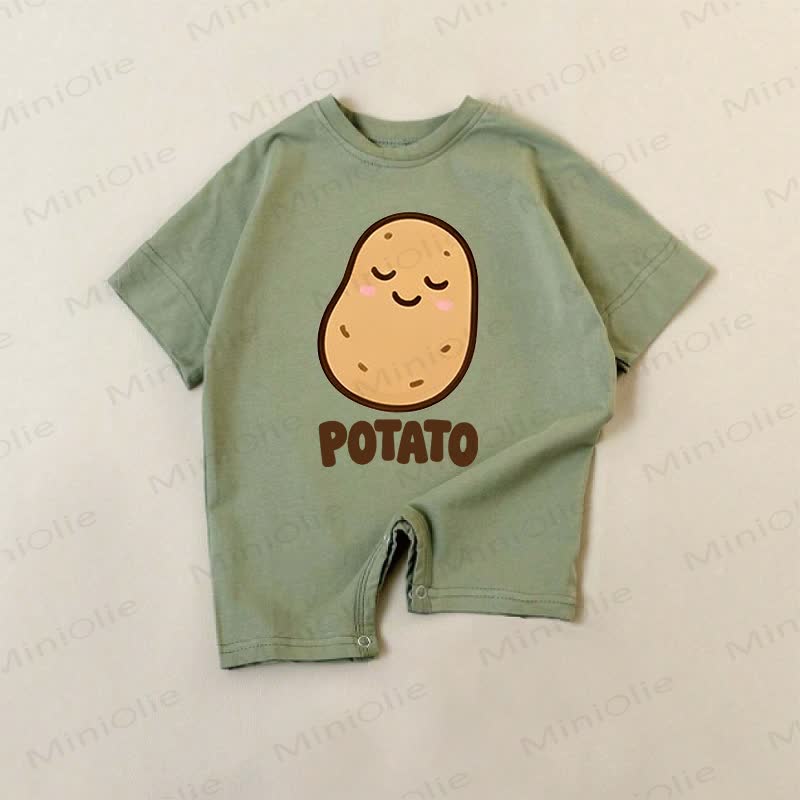 POTATO Baby Green Romper - Green - 18-24M - image 1