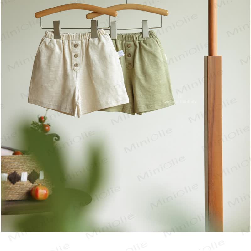 Baby Toddler Palm Embroidery Shorts - image 3