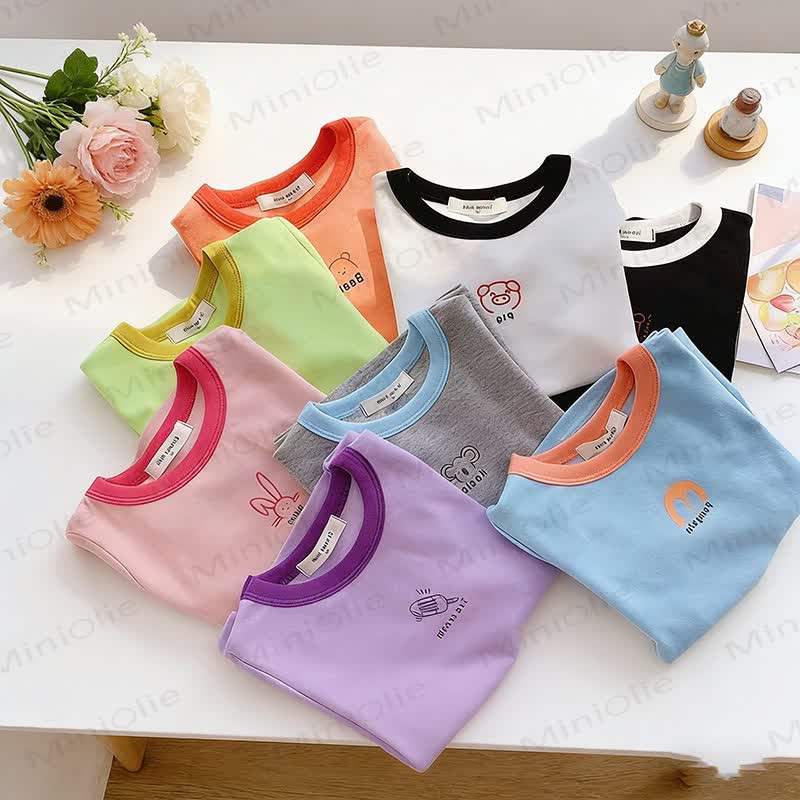 Toddler Animal/Food Print Crew Neck Ribbed Short Sleeve T-Shirt - image 8