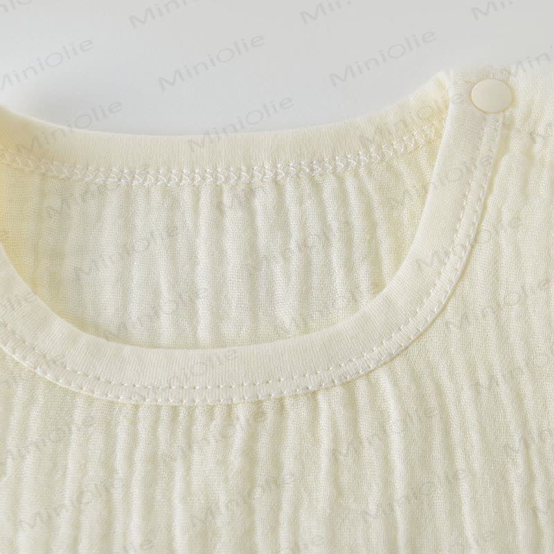 Baby Little Chick Gauze Sleeveless Romper - image 3