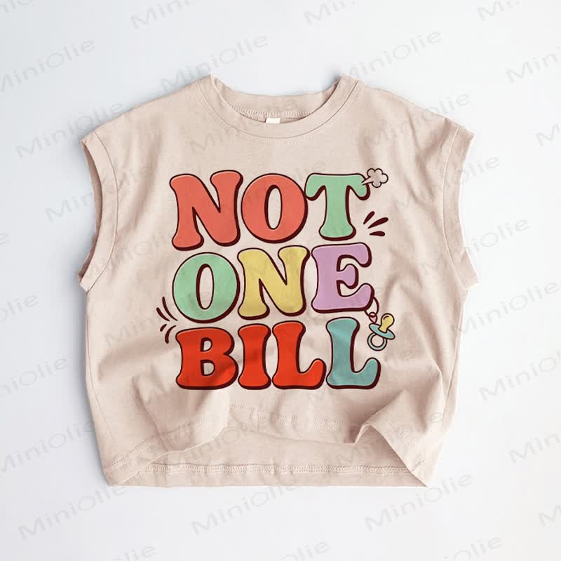 NOT ONE BILL Baby Toddler Khaki Tank Top - Khaki - 3-5T - image 1