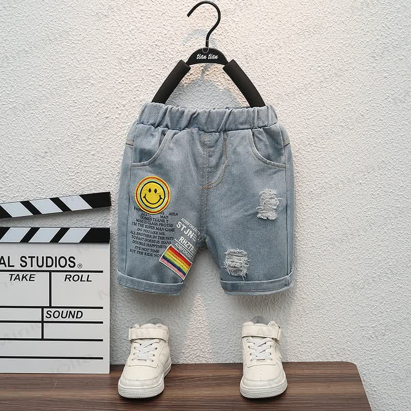Baby Toddler Boys Astronaut Print T-Shirt and Denim Shorts 2-piece Set - image 8