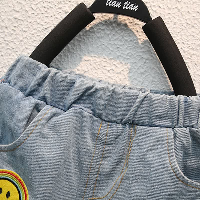 Baby Toddler Boys Astronaut Print T-Shirt and Denim Shorts 2-piece Set - image 9