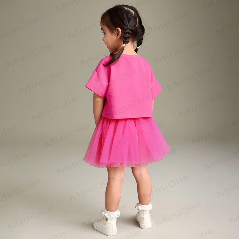 LOVE TO DANCE! Toddler Kid Girl Tee and Skirt Set - image 8
