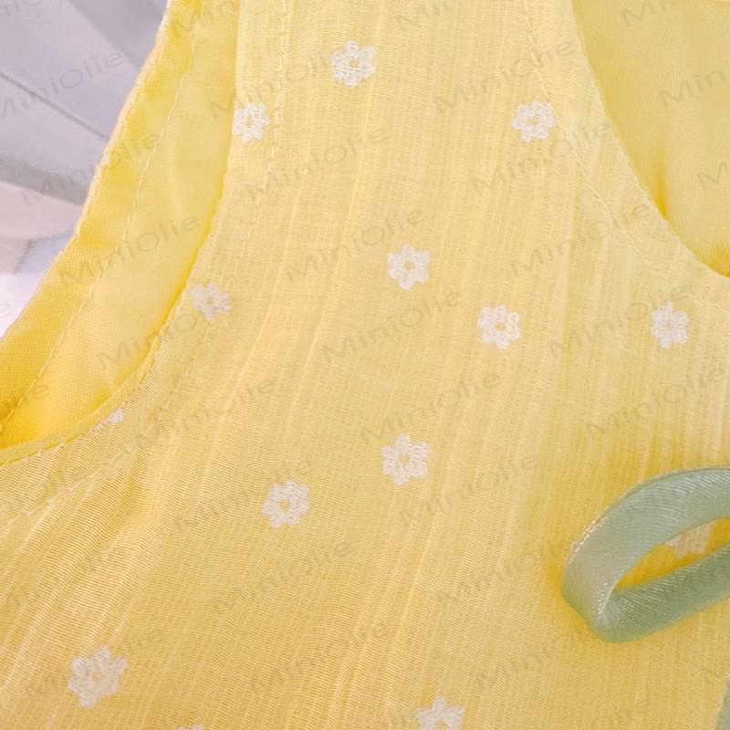 Baby Girls Sleeveless Tulip Bow Dress - image 7