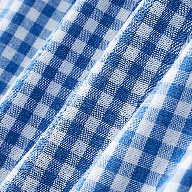 Toddler Girls Gingham Ruffle Dress with Bag - image 9