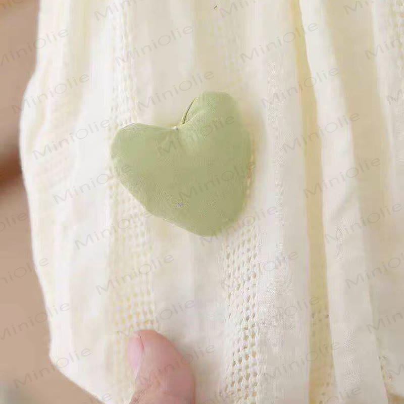 Baby Toddler Girls Cotton Heart Collection Textured Shorts - image 4