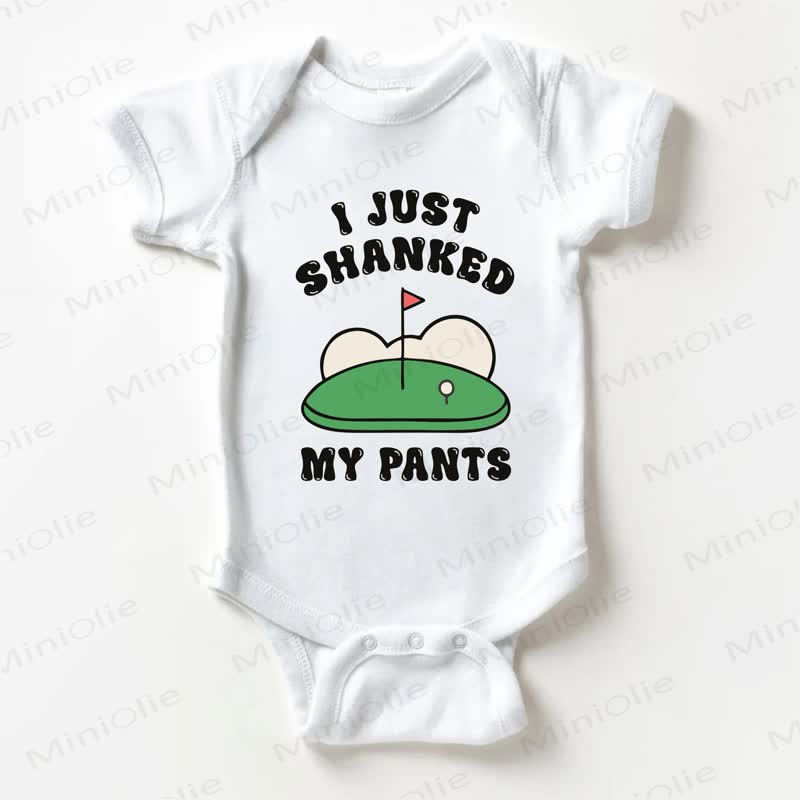 I JUST SHANKED MY PANTS Baby Slogan White Bodysuit - White - 18-24M - image 1