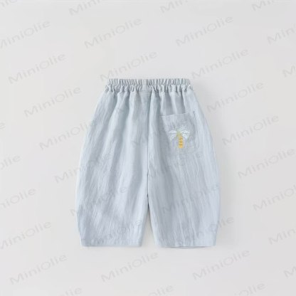 Toddler Embroidered Pocket Pants - Blue - 12-13T - image 3