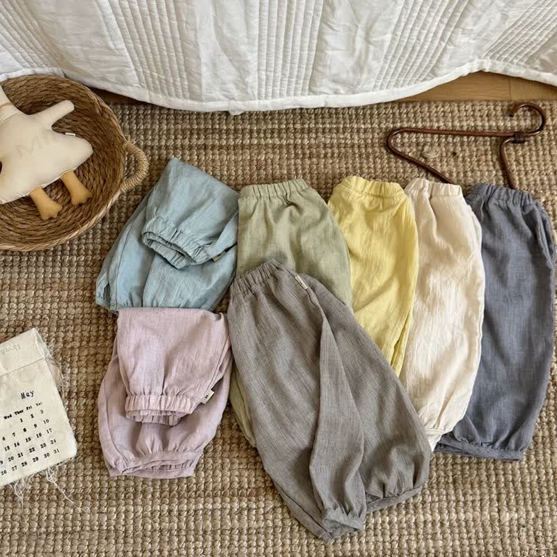 Toddler Boys Solid Color Harem Pants - image 1