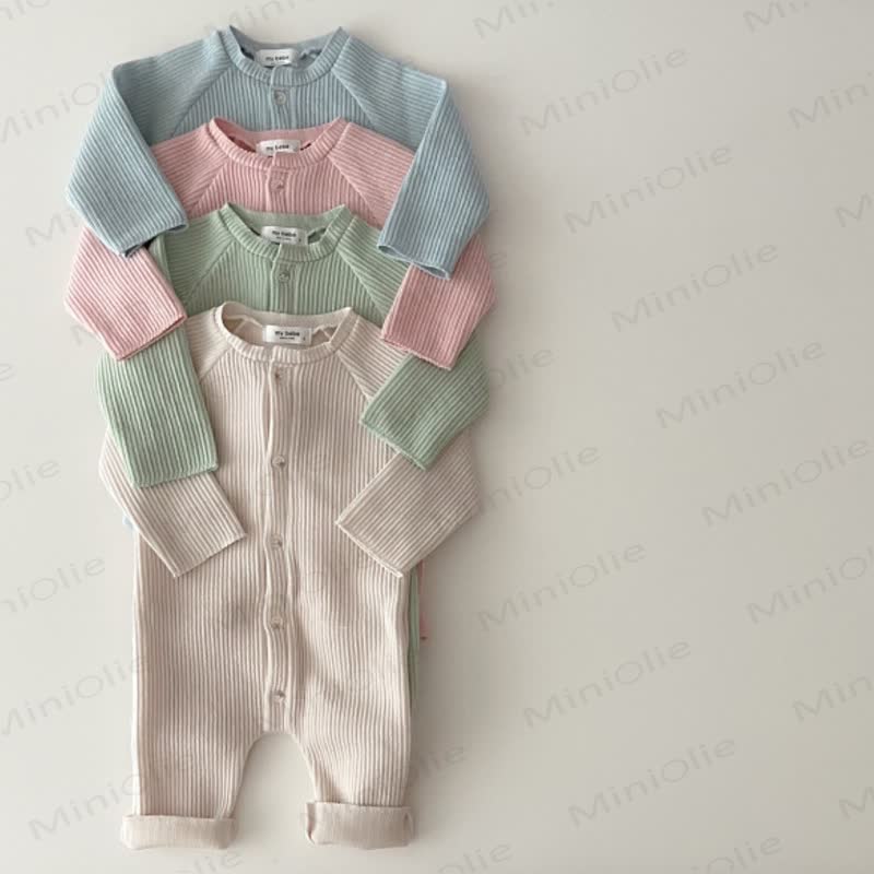 Personalized Baby Name Ribbed Romper - image 2