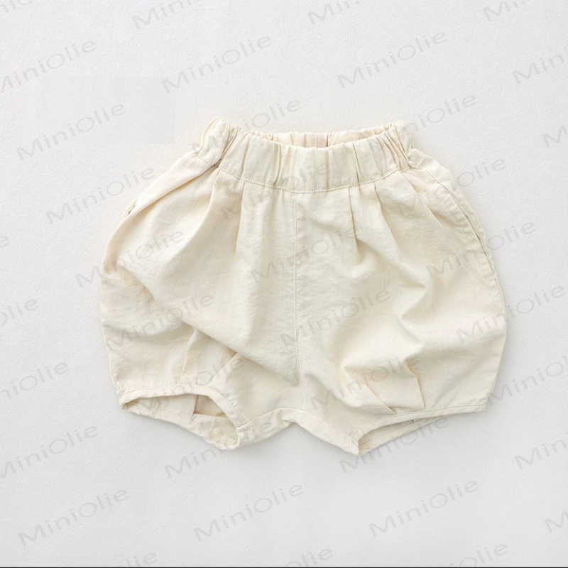 Toddler Cotton Solid Color Shorts - White - 6-7T - image 6