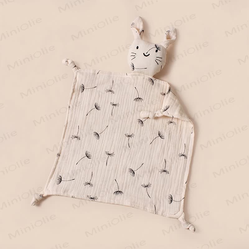 Personalized Baby Name Bunny Security Blanket - Dandelion - 30x30cm - image 10