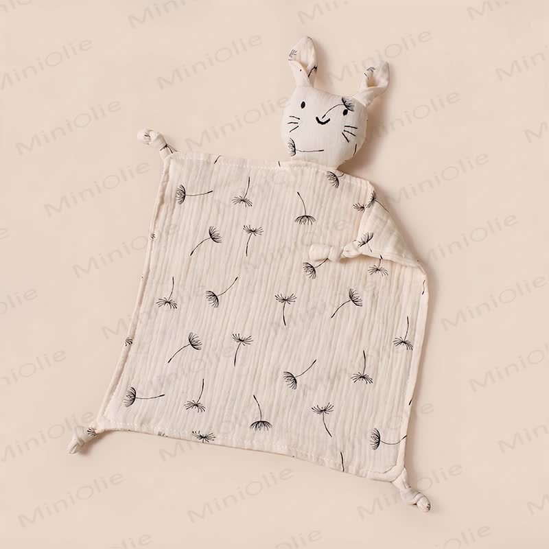 Personalized Baby Name Bunny Security Blanket - Dandelion - 30x30cm - image 10