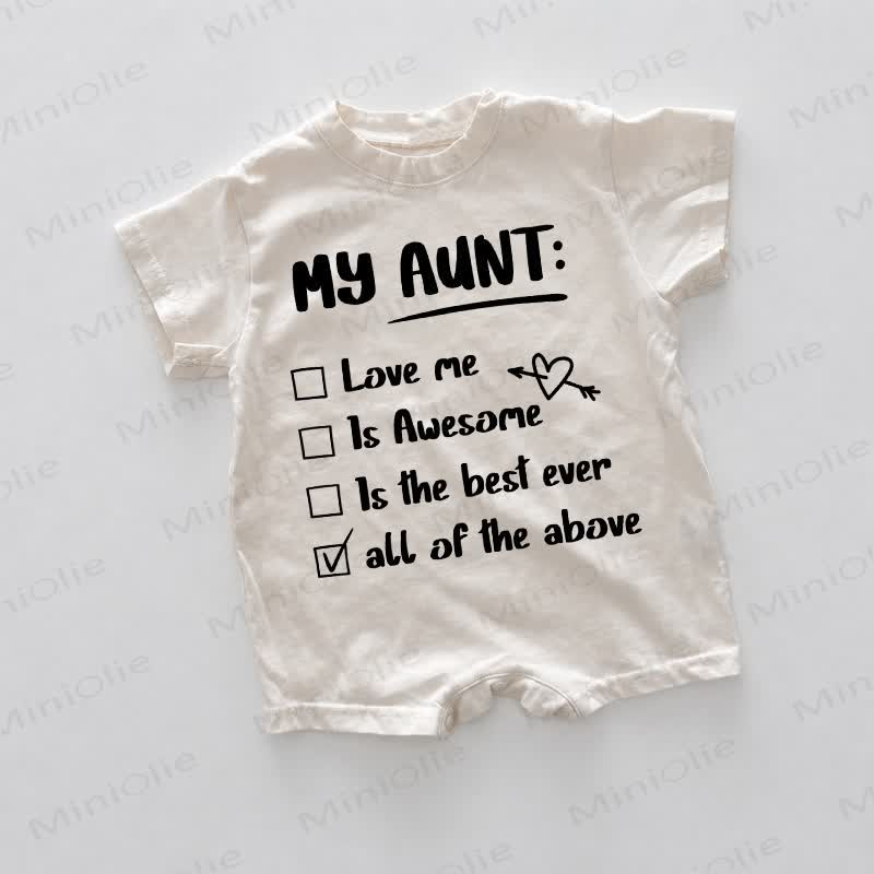 MY AUNT Baby White Romper - White - 18-24M - image 1