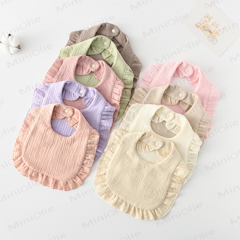 Personalized Baby Name Ruffled Bib - image 19