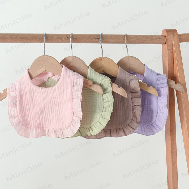 Personalized Baby Name Ruffled Bib - image 21
