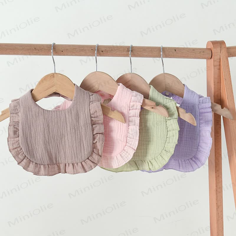 Personalized Baby Name Ruffled Bib - image 20
