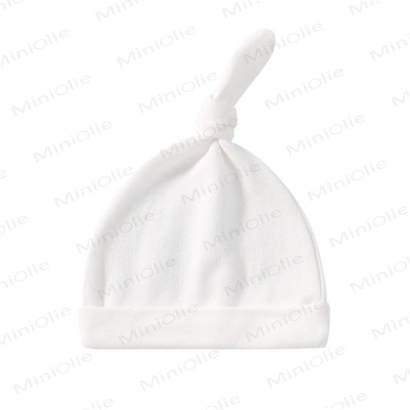 Personalized Baby Name Top-knot Hat - White - 0-6M - image 4