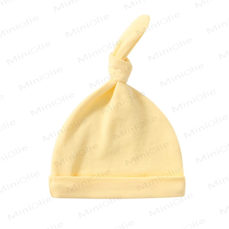 Personalized Baby Name Top-knot Hat - Yellow - 0-6M - image 8