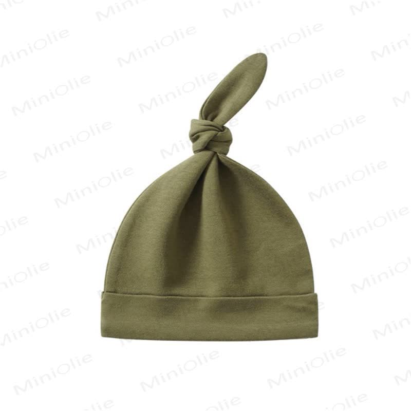 Personalized Baby Name Top-knot Hat - Green - 0-6M - image 11