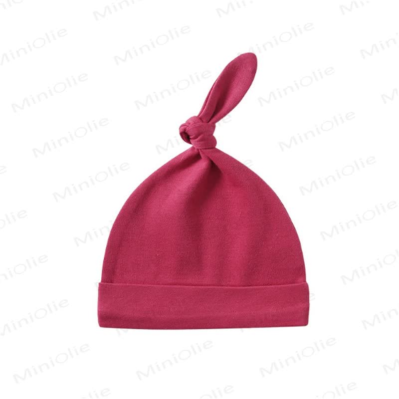 Personalized Baby Name Top-knot Hat - Fuchsia - 0-6M - image 12