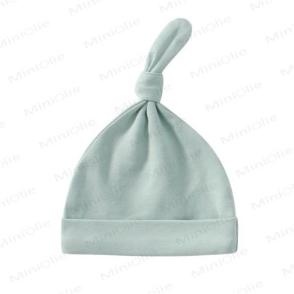 Personalized Baby Name Top-knot Hat - Light Green - 0-6M - image 14