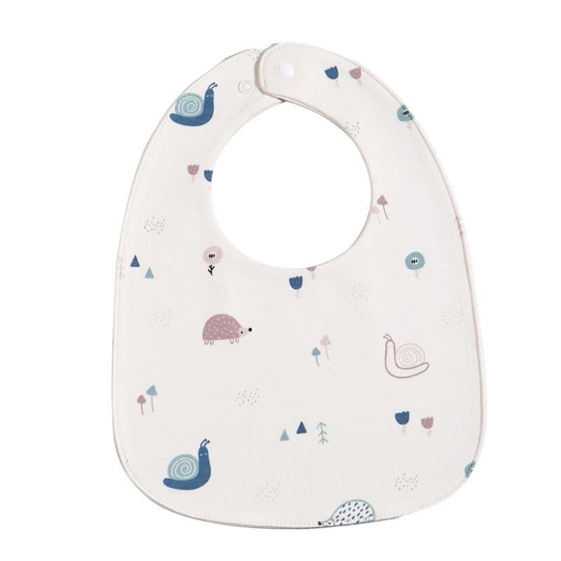 Personalized Baby Name Cartoon Print Bib - Snails - image 10