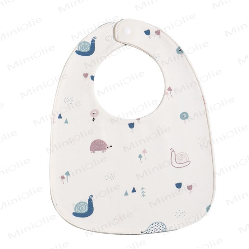 Personalized Baby Name Cartoon Print Bib - Snails - image 10