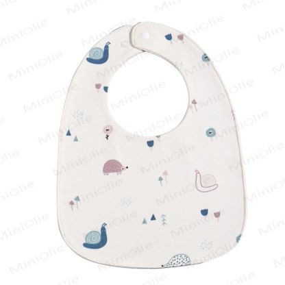 Personalized Baby Name Cartoon Print Bib - Snails - image 10