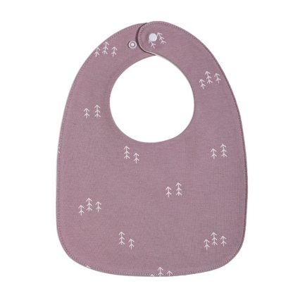 Personalized Baby Name Cartoon Print Bib - Purple Woods - image 12