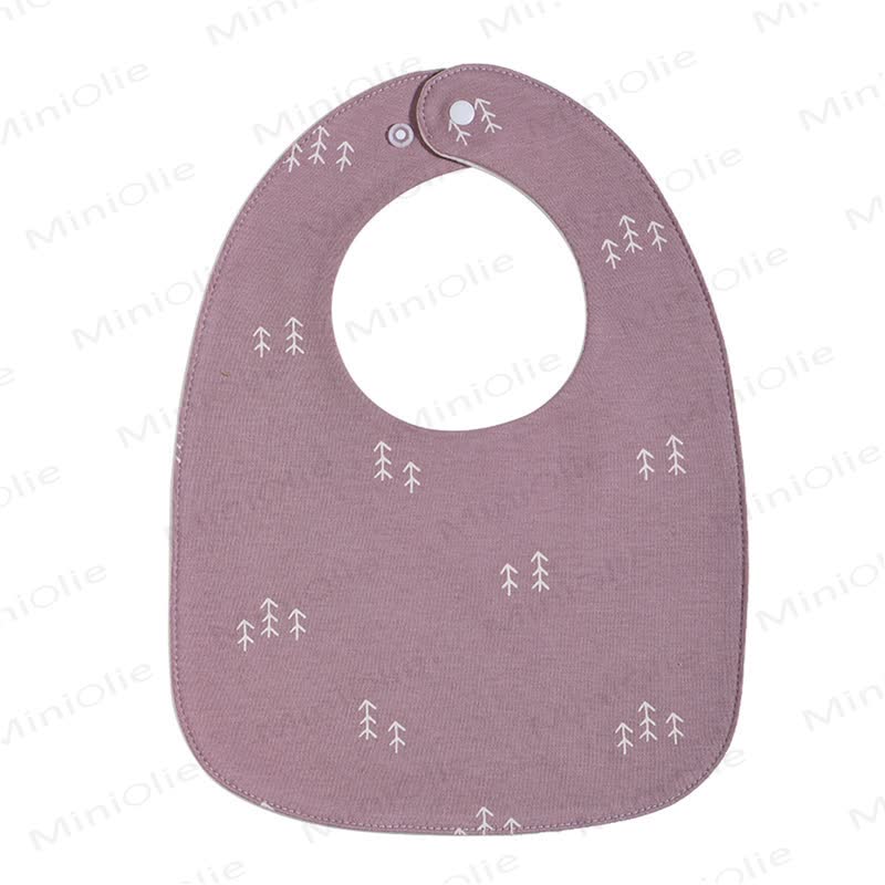 Personalized Baby Name Cartoon Print Bib - Purple Woods - image 12