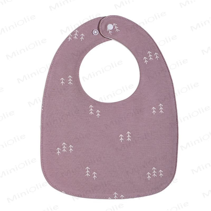 Personalized Baby Name Cartoon Print Bib - Purple Woods - image 12