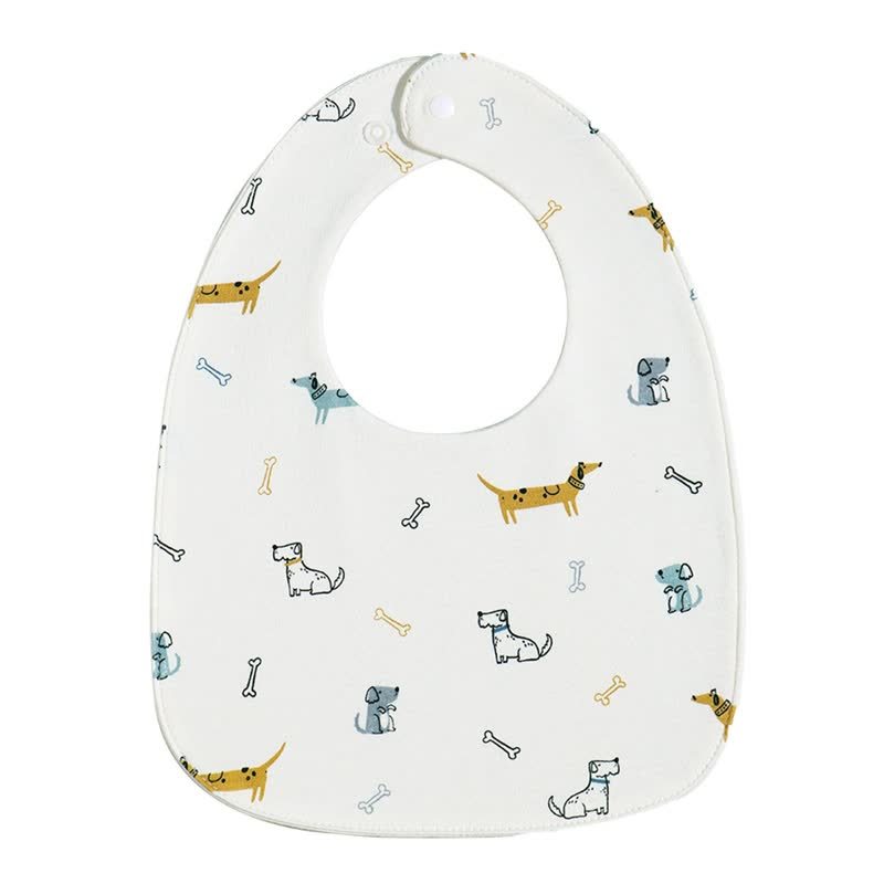 Personalized Baby Name Cartoon Print Bib - Dachshunds - image 15
