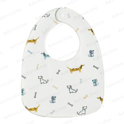 Personalized Baby Name Cartoon Print Bib - Dachshunds - image 15